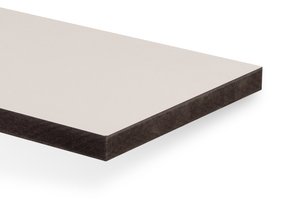 PRIMEBOARD MDF NOIR BLANC XMAT U11102 19 1F LAQUE XTRA MAT BLANC FILM 280x210